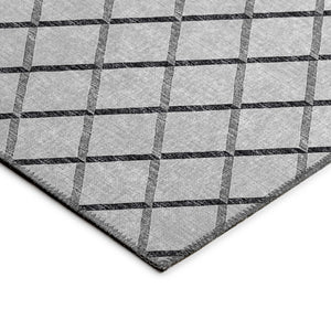 York YO1 Grey Rug - Baconco