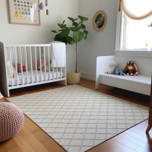 York YO1 Ivory Rug - Baconco