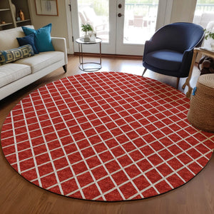 York YO1 Red Rug - Baconco