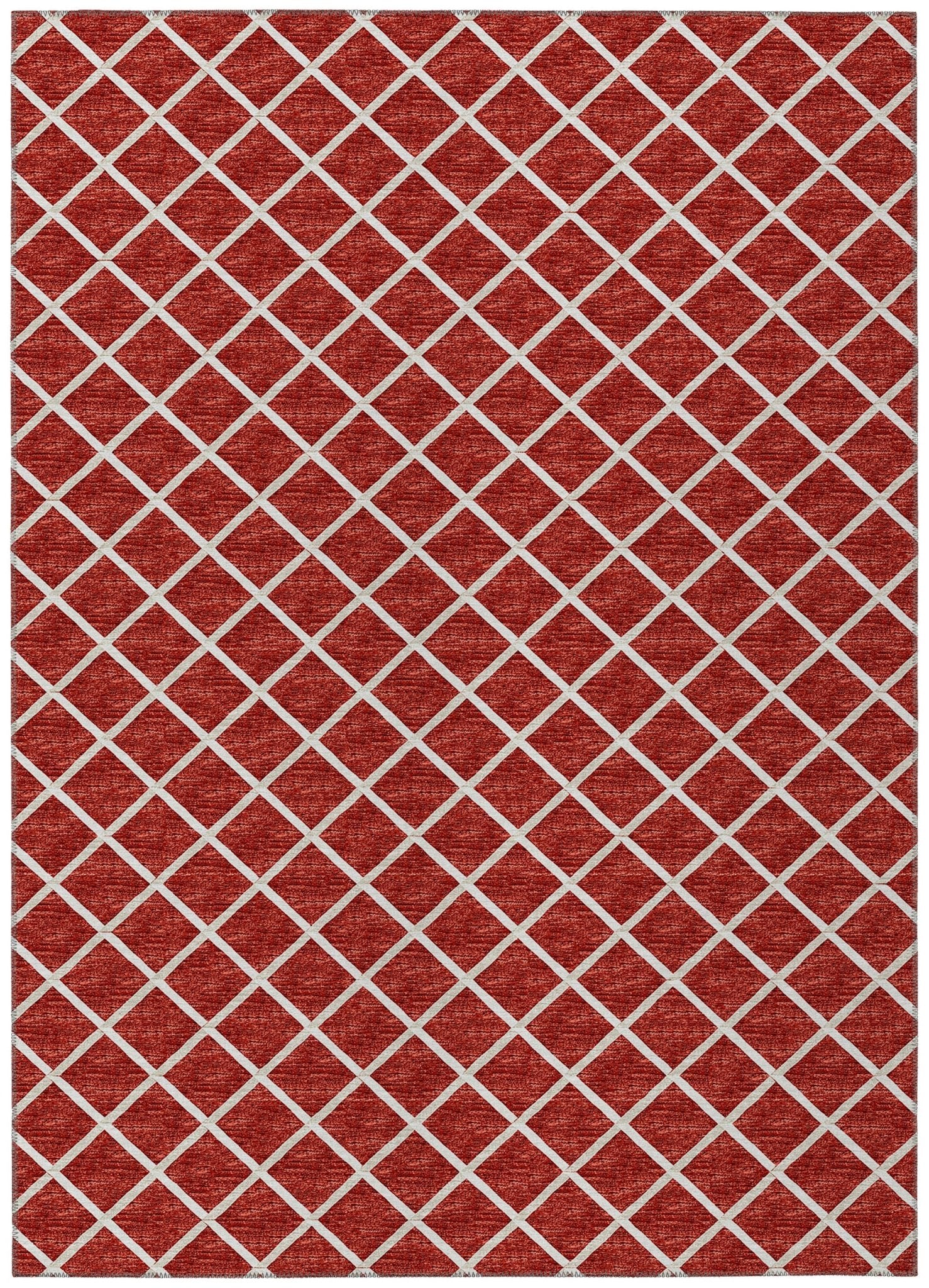 York YO1 Red Rug - Baconco