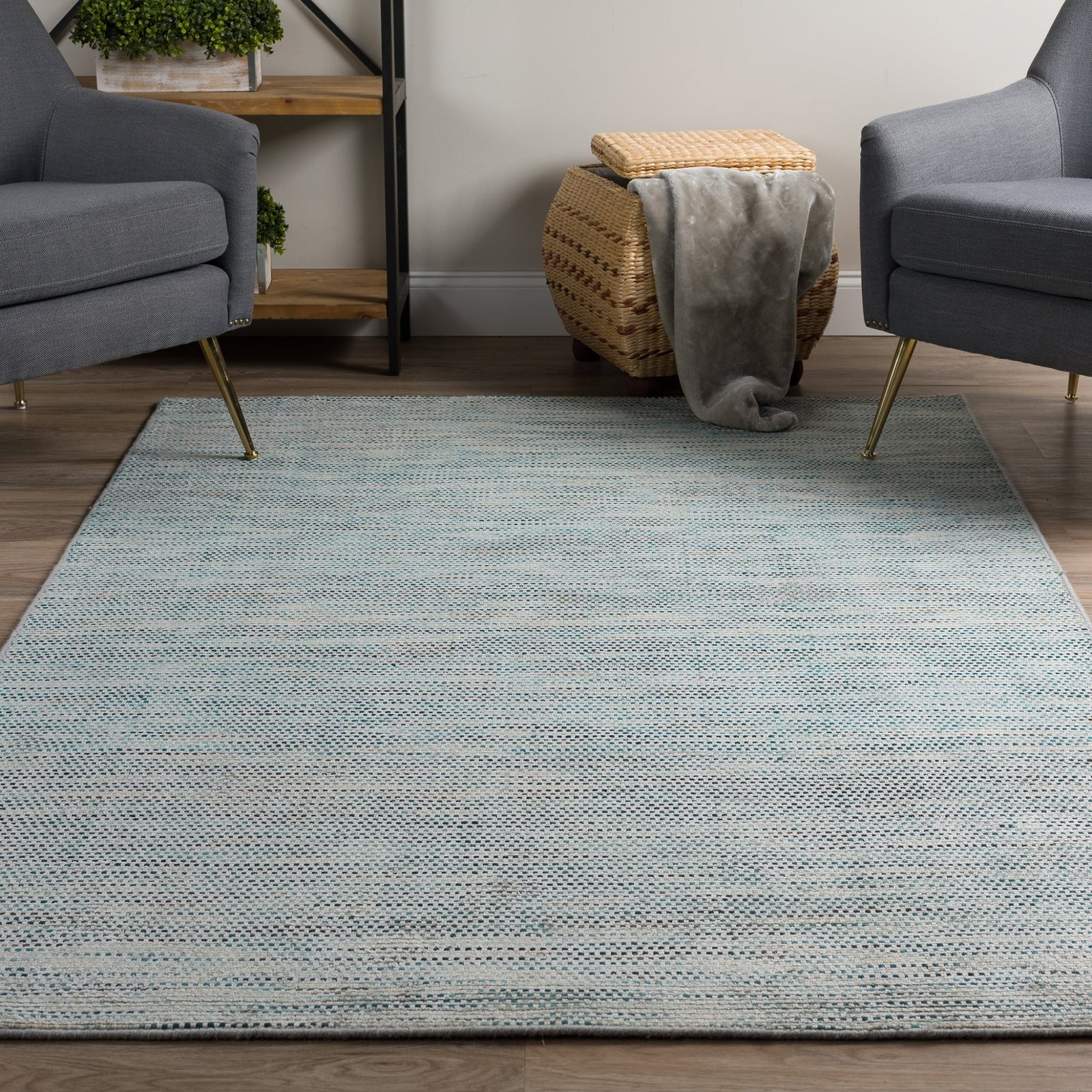 Zion ZN1 Pewter Rug - Baconco