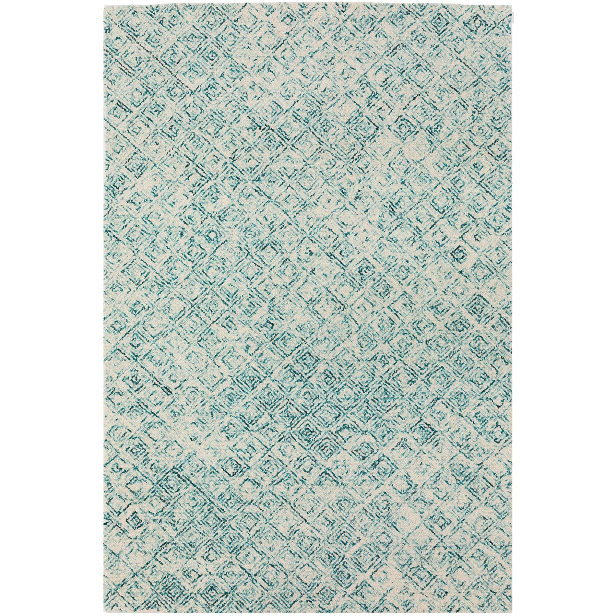 Zoe ZZ1 Teal Rug - Baconco