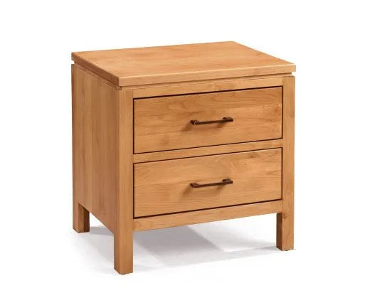 2 West 2 Drawer Wide Nightstand - Baconco