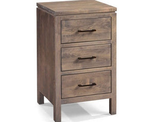 2 West 3 Drawer Nightstand - Baconco