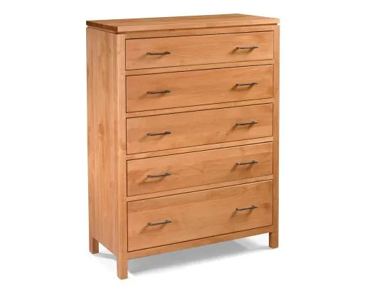 2 West 5 Drawer Wide Chest - Baconco