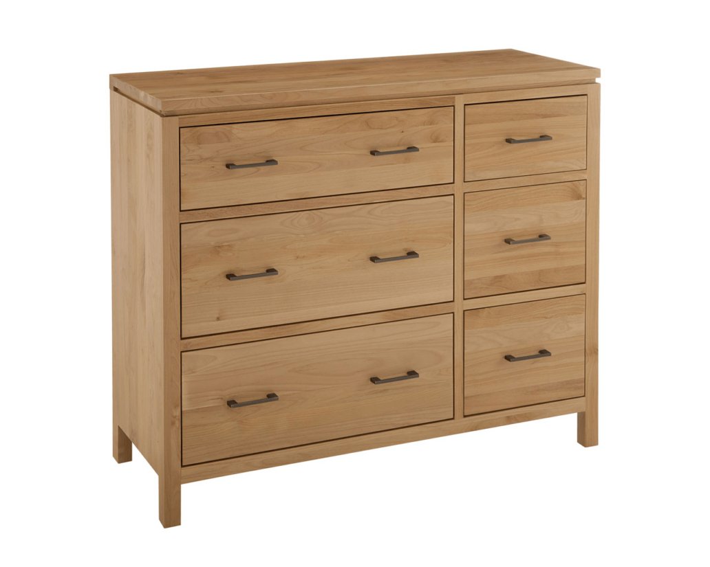 2 West 6 Drawer Combo Dresser - Baconco