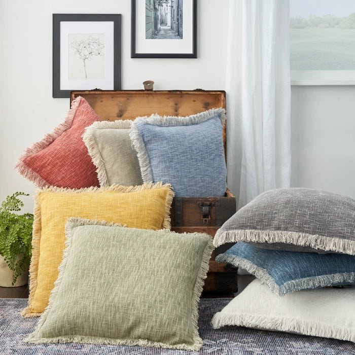 57 Grand by Nicole Curtis ZH017 Yellow Pillow - Baconco