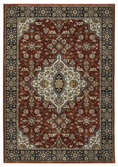 Aberdeen 4151R Red Rug - Baconco