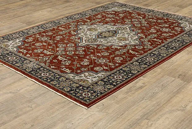 Aberdeen 4151R Red Rug - Baconco