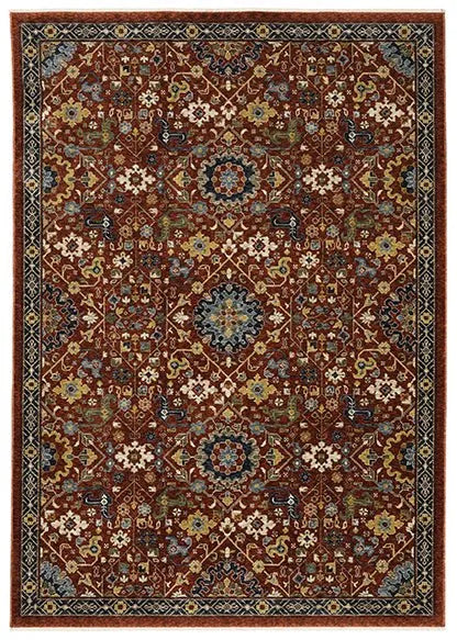 Aberdeen 6R Red Rug - Baconco