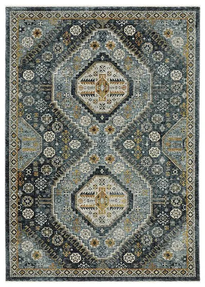 Aberdeen 7150B Blue Rug - Baconco