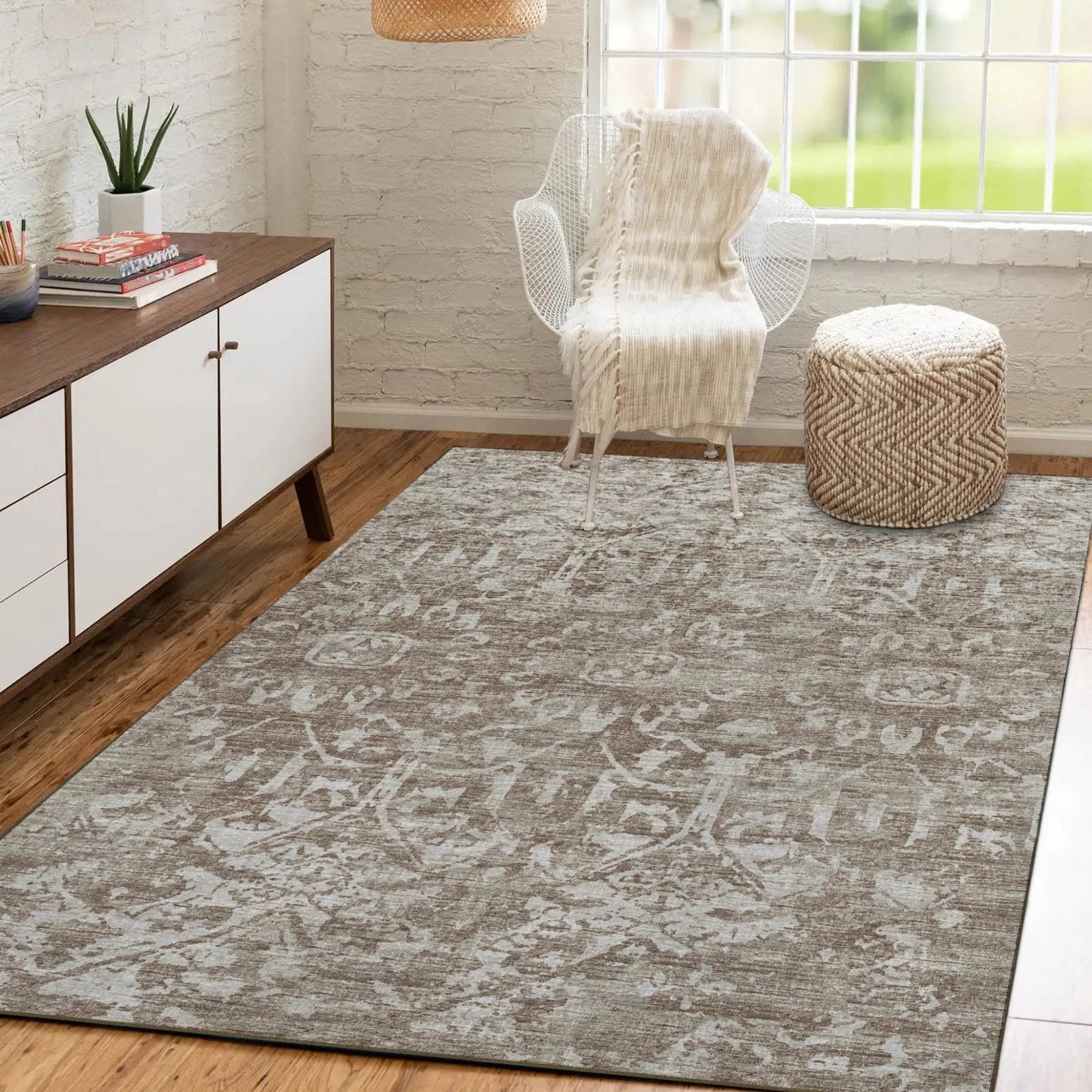 Aberdeen AB1 Mushroom Rug - Baconco