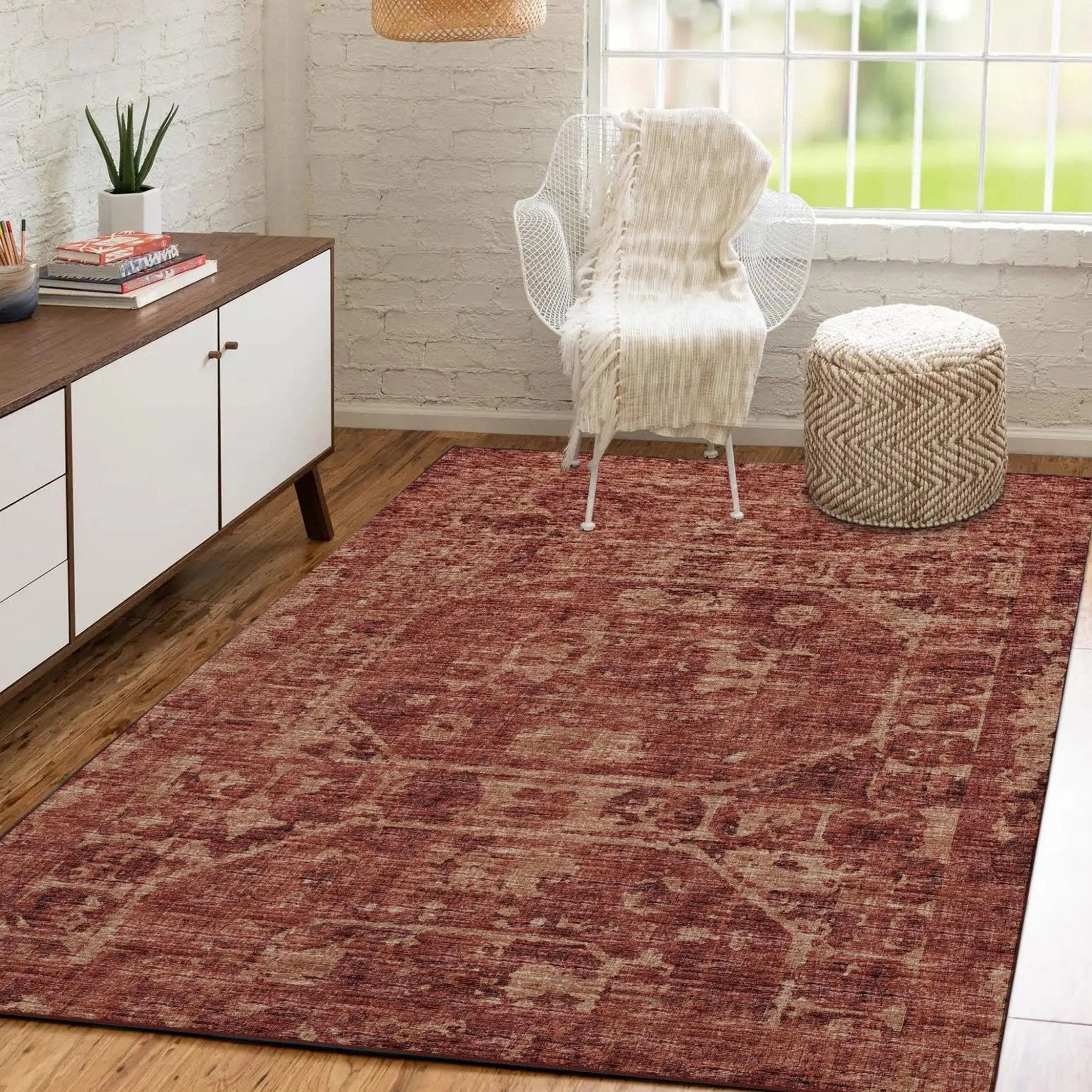 Aberdeen AB2 Paprika Rug - Baconco