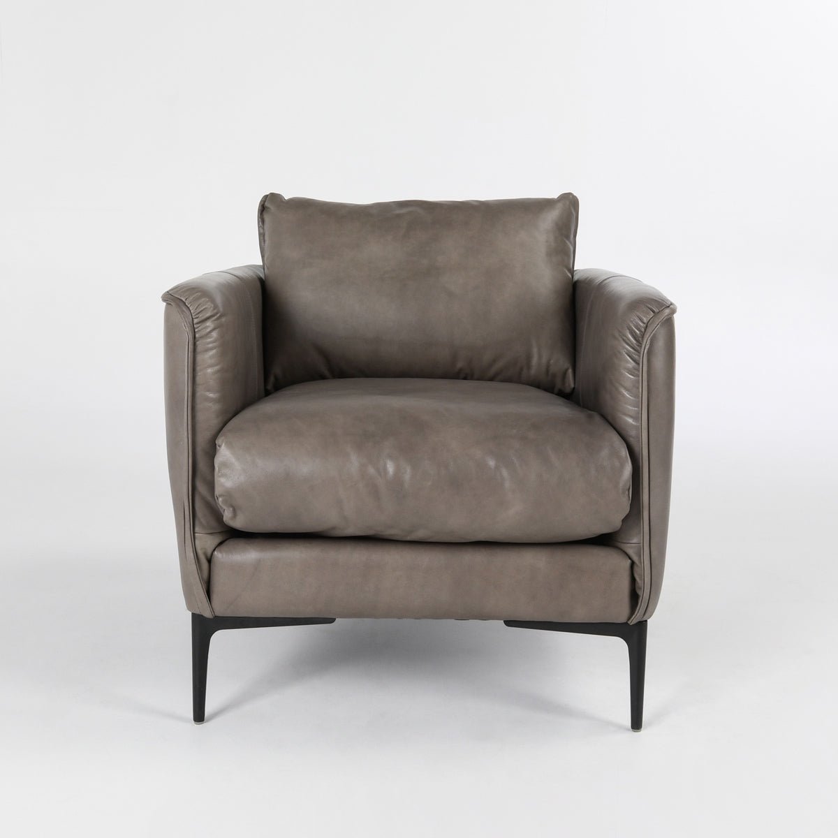 Abigail Club Chair Tan/Dark Grey/Blue - Baconco