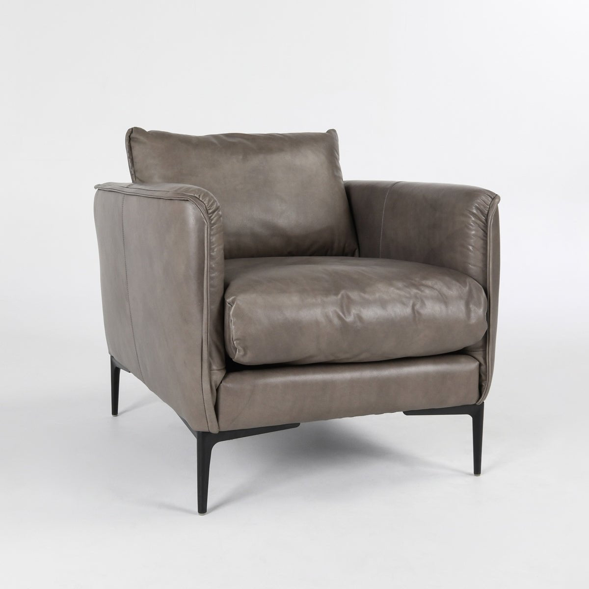 Abigail Club Chair Tan/Dark Grey/Blue - Baconco