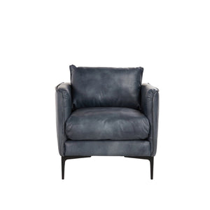 Abigail Club Chair Tan/Dark Grey/Blue - Baconco