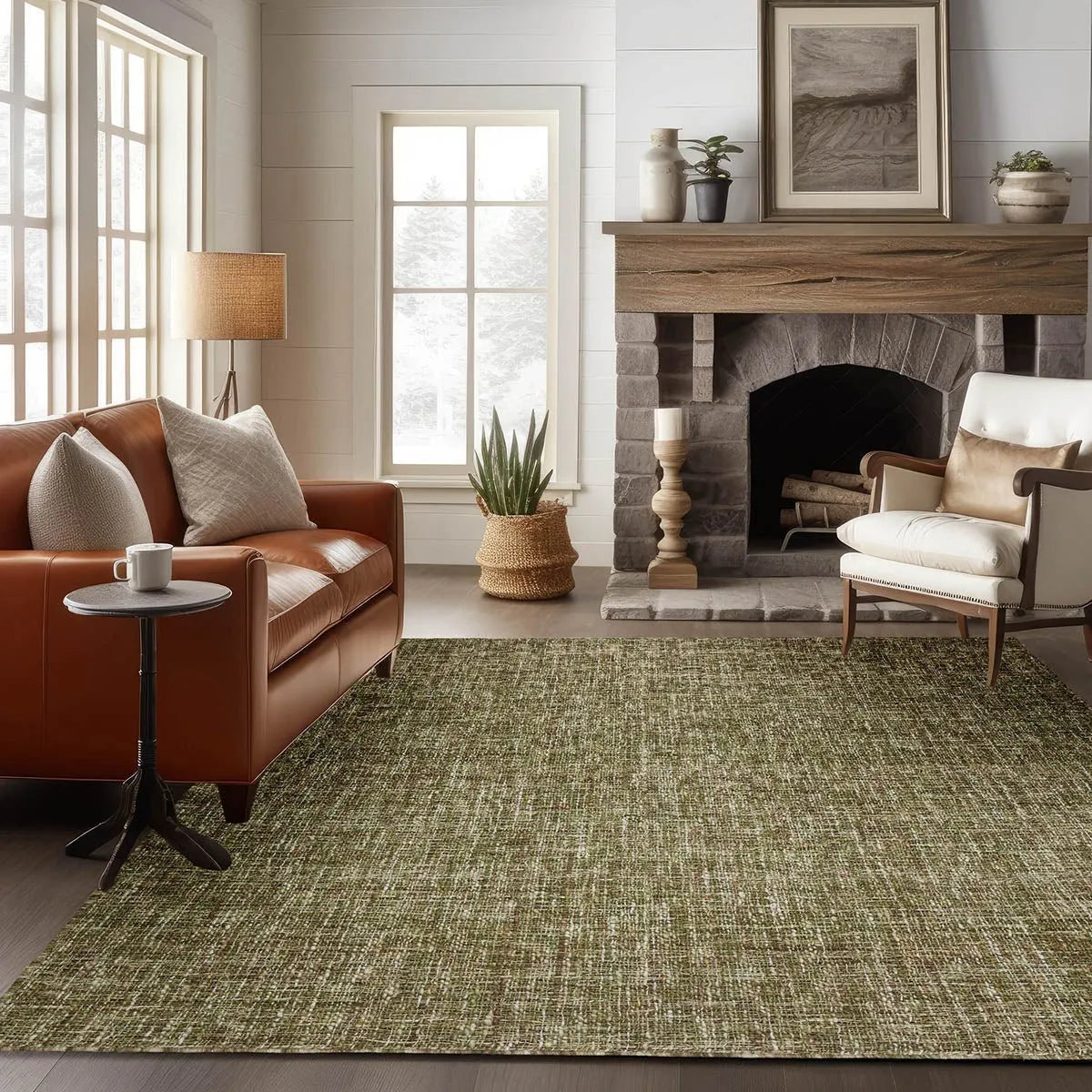 Abruzzo AZ1 Green Rug - Baconco