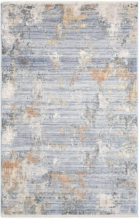 Abstract Hues ABH01 Grey/Blue Rug - Baconco