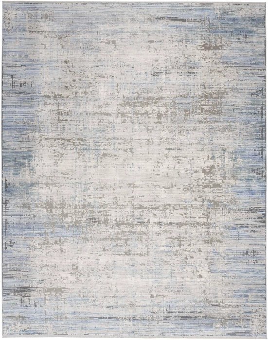 Abstract Hues ABH02 Blue/Grey Rug - Baconco