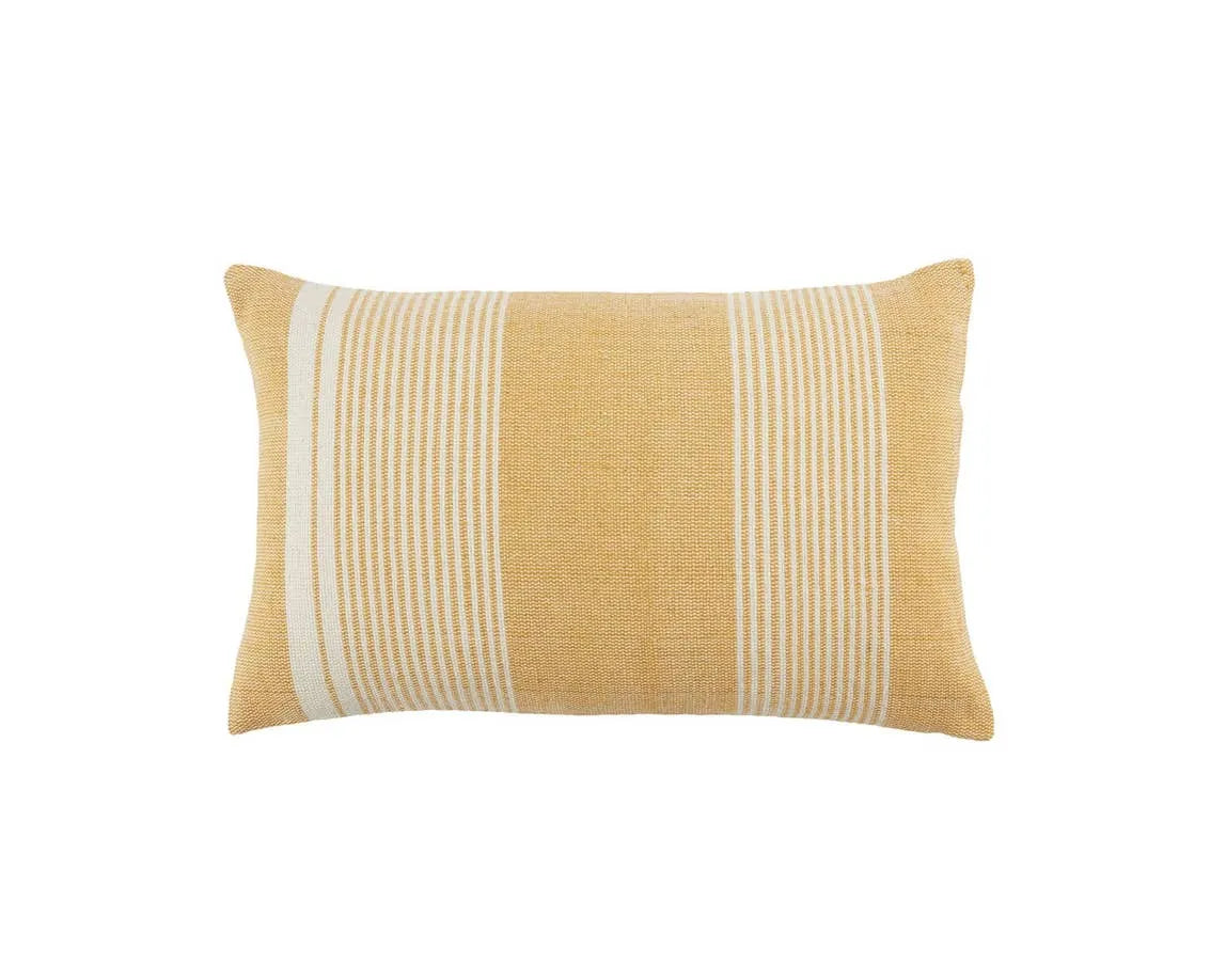 Acapulco ACA05 Gold/Ivory Pillow - Baconco