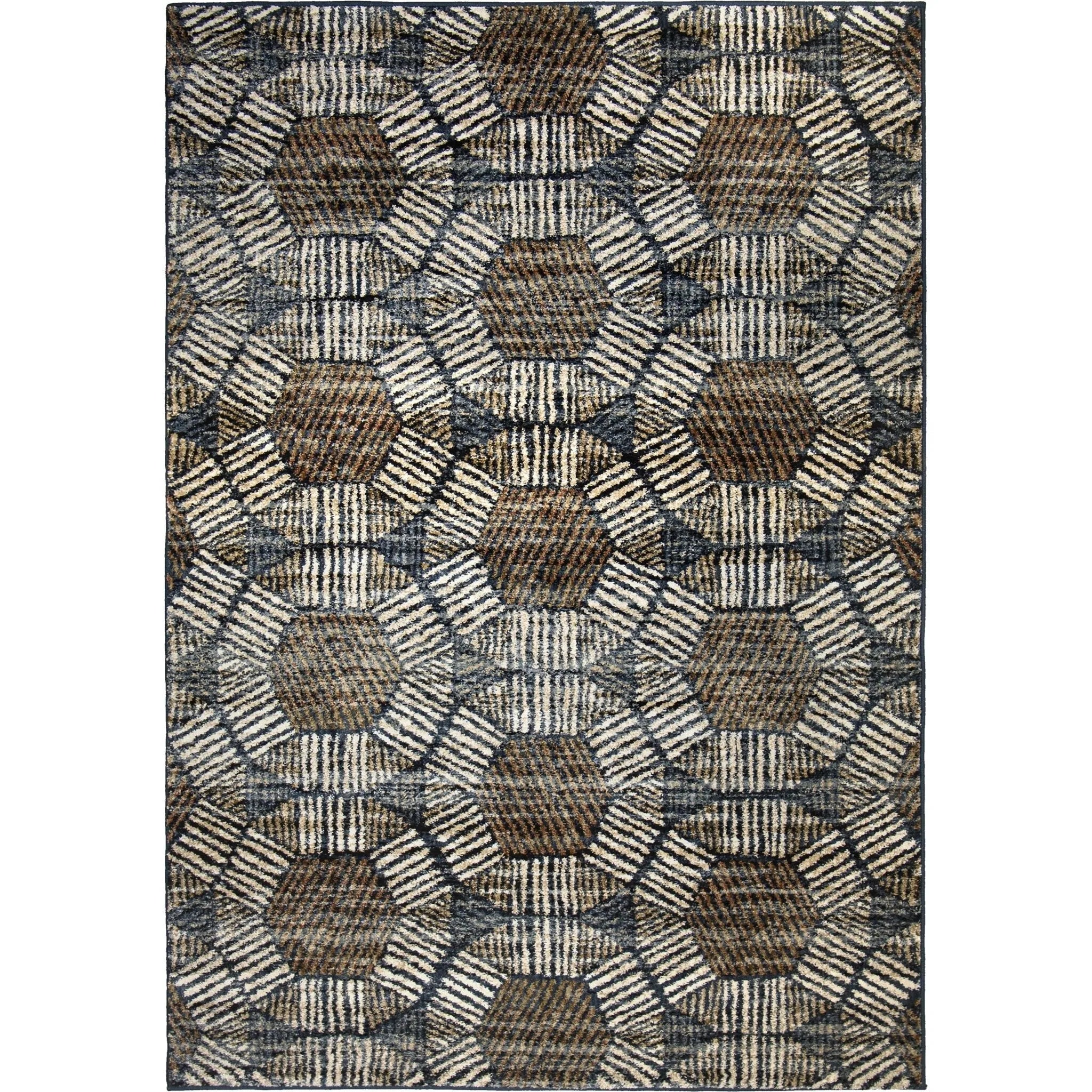 Adagio 8231 Textured Penny Blue Rug - Baconco