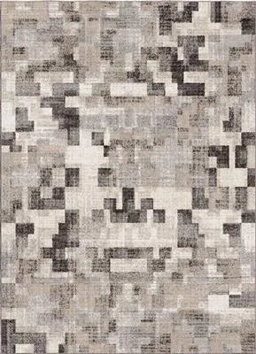 Adagio 8566 Tower House Grey Multi Rug - Baconco