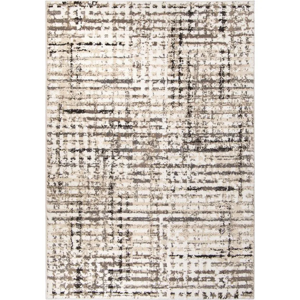 Adagio By Palmetto Living 8240 Griddle White Rug - Baconco