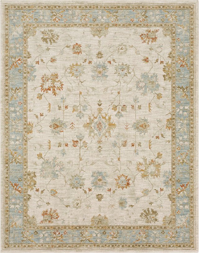 Adalia RG847 741 Iznik Cream Rug - Baconco