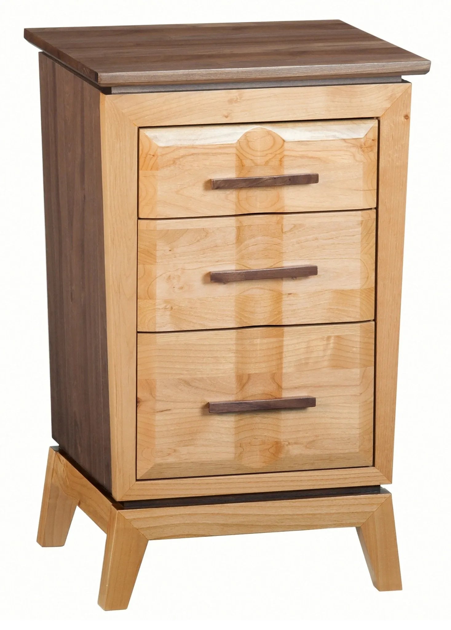 Addison Small 3 Drawer Nightstand - Baconco