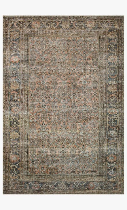 Adrian ADR-03 Terracotta/Multi Rug - Baconco