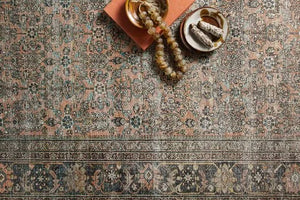 Adrian ADR-03 Terracotta/Multi Rug - Baconco