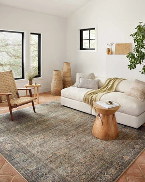 Adrian ADR-03 Terracotta/Multi Rug - Baconco