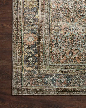 Adrian ADR-03 Terracotta/Multi Rug - Baconco