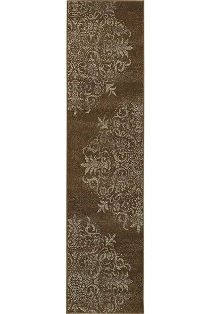 Adrienne 4174D Brown/ Stone Rug - Baconco