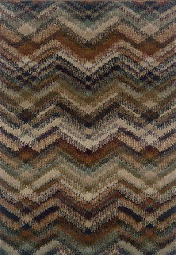 Adrienne 4205C Grey/ Multi Rug - Baconco