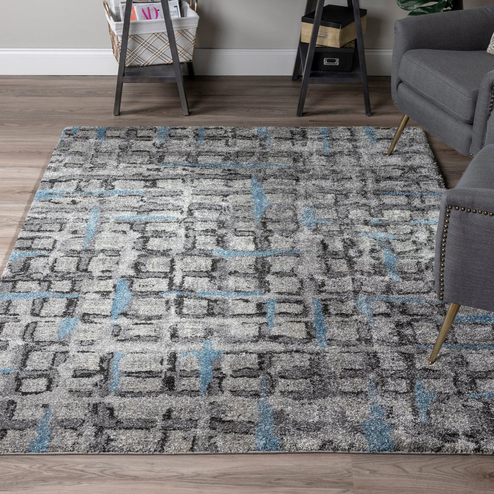 Aero AE7 Pewter Rug - Baconco