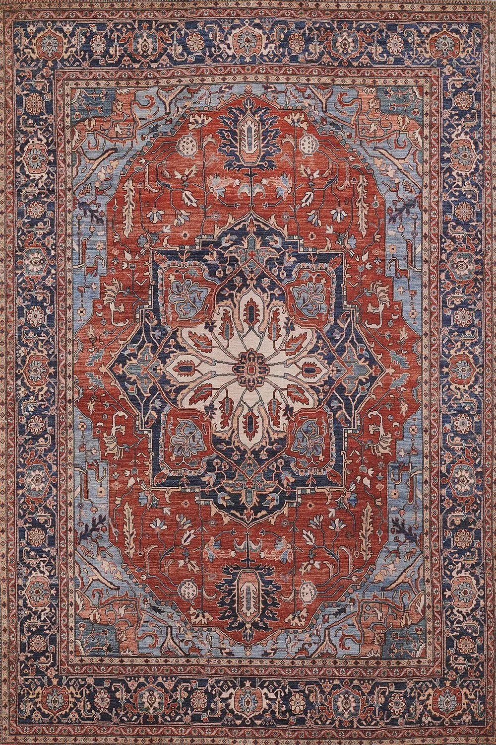 Afshar AFS-37 Red Rug - Baconco