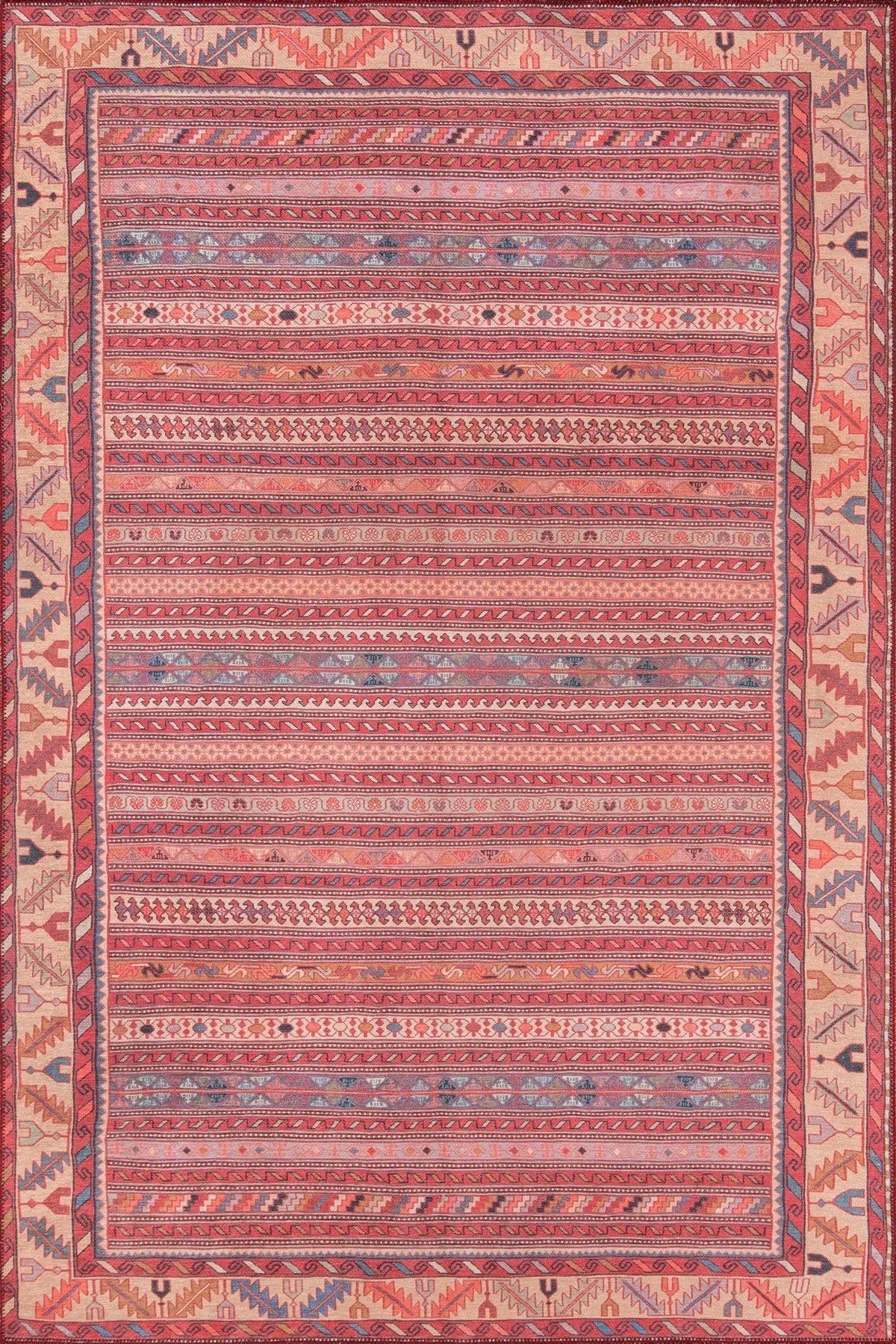 Afshar Afs-5 Multi Rugs - Baconco