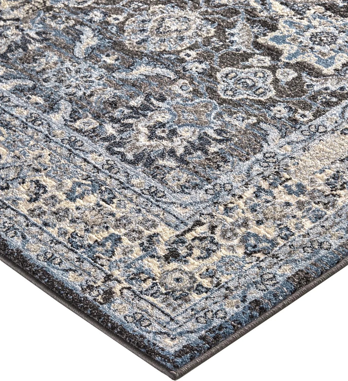 Ainsley 3898F Gray/Blue Rug - Baconco