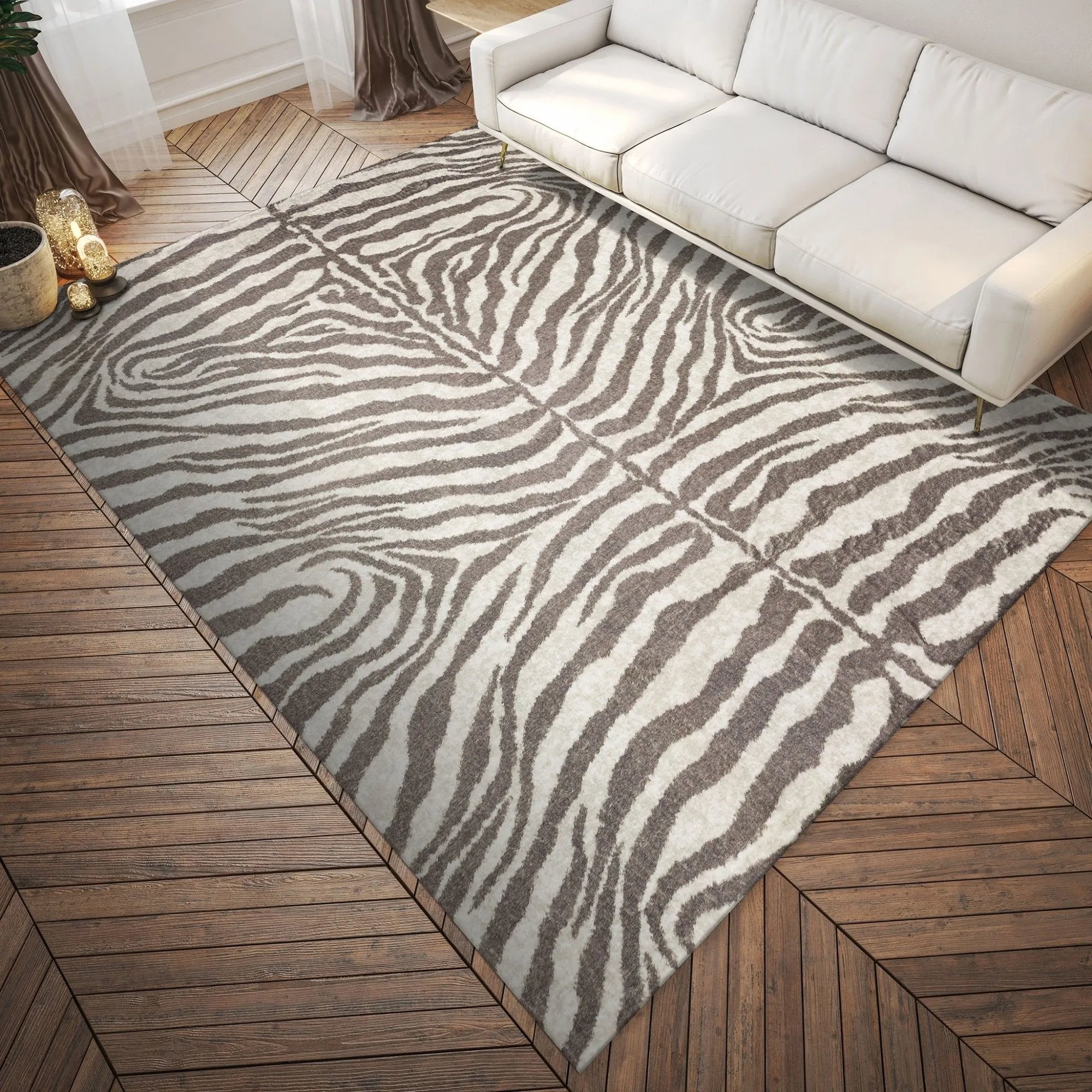 Akina AK1 Mocha Rug - Baconco