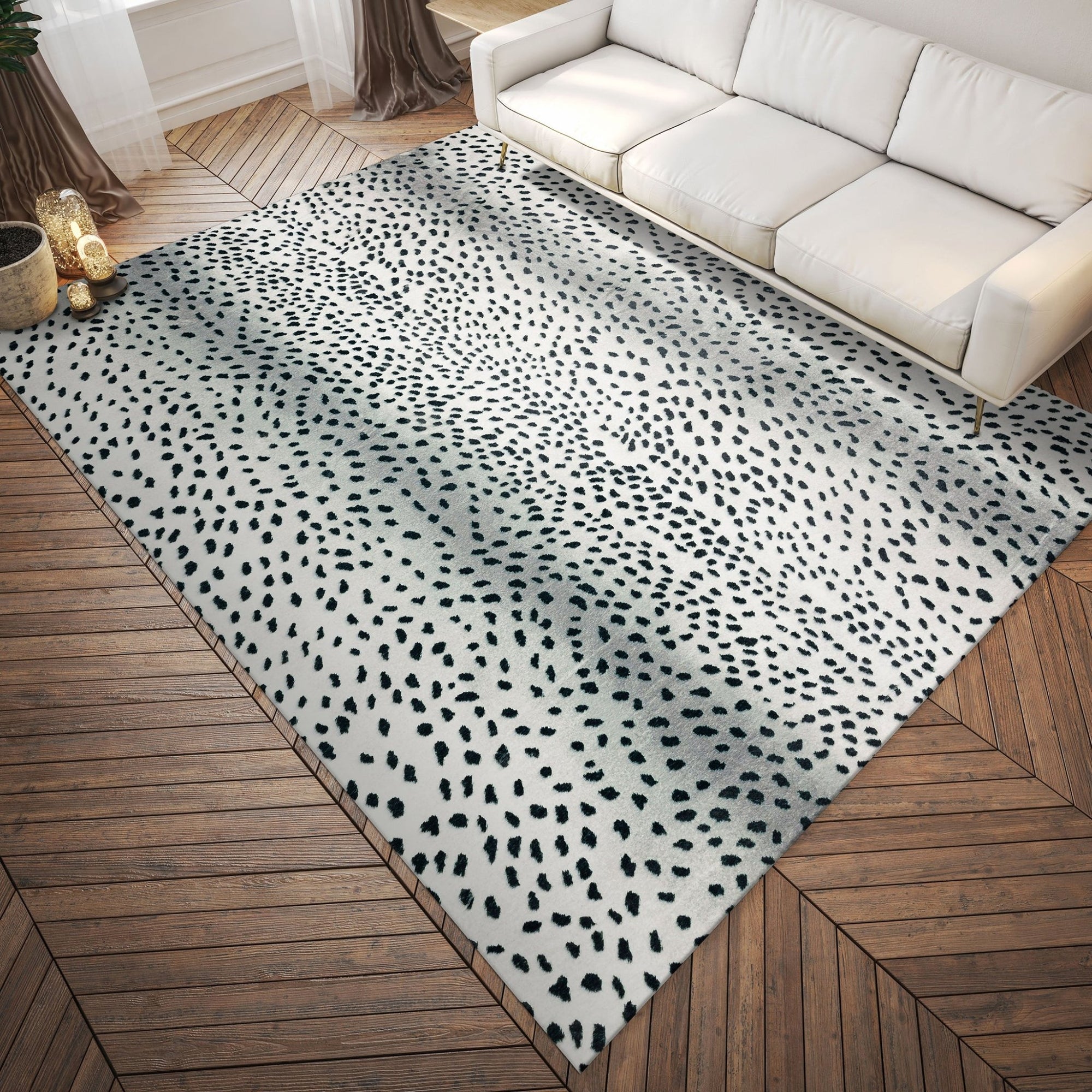 Akina AK3 Ivory Rug - Baconco