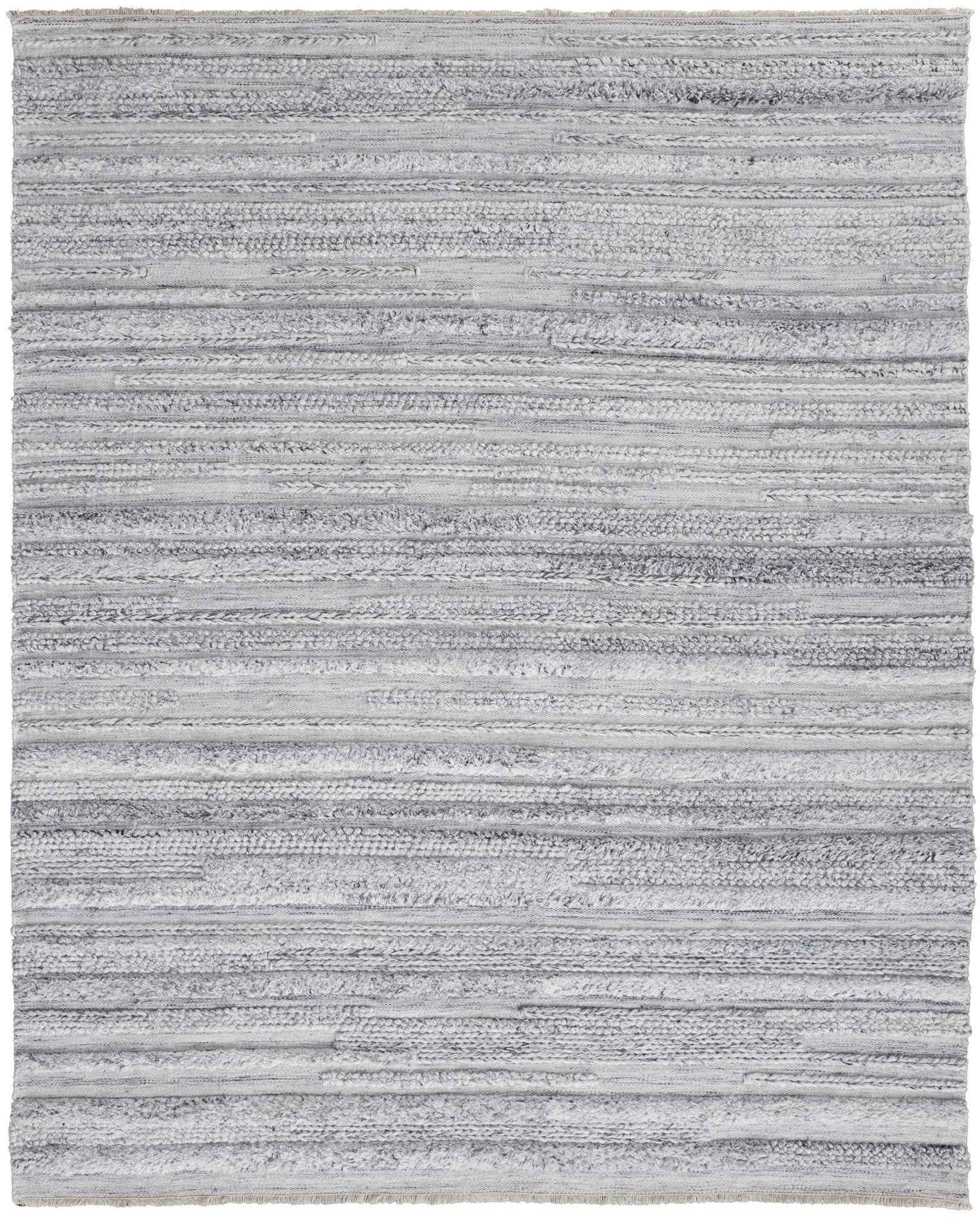 Alden ALD8637F Gray/Silver Rug - Baconco