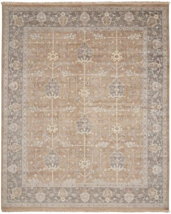 Aldora ALD07 Pewter Rug - Baconco