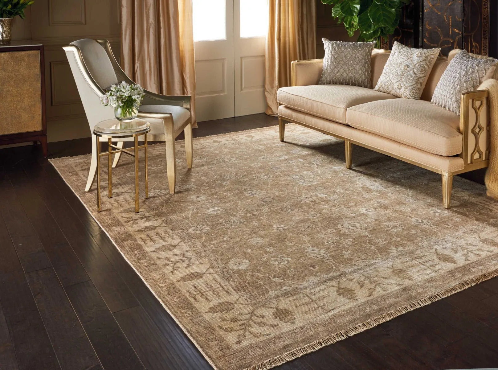 Aldora ALD09 Sand Rug - Baconco