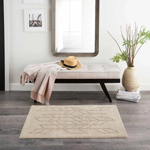 Alessia ALE01 Beige Rug - Baconco