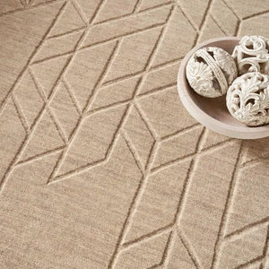 Alessia ALE01 Beige Rug - Baconco