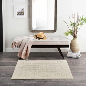 Alessia ALE01 Ivory Rug - Baconco