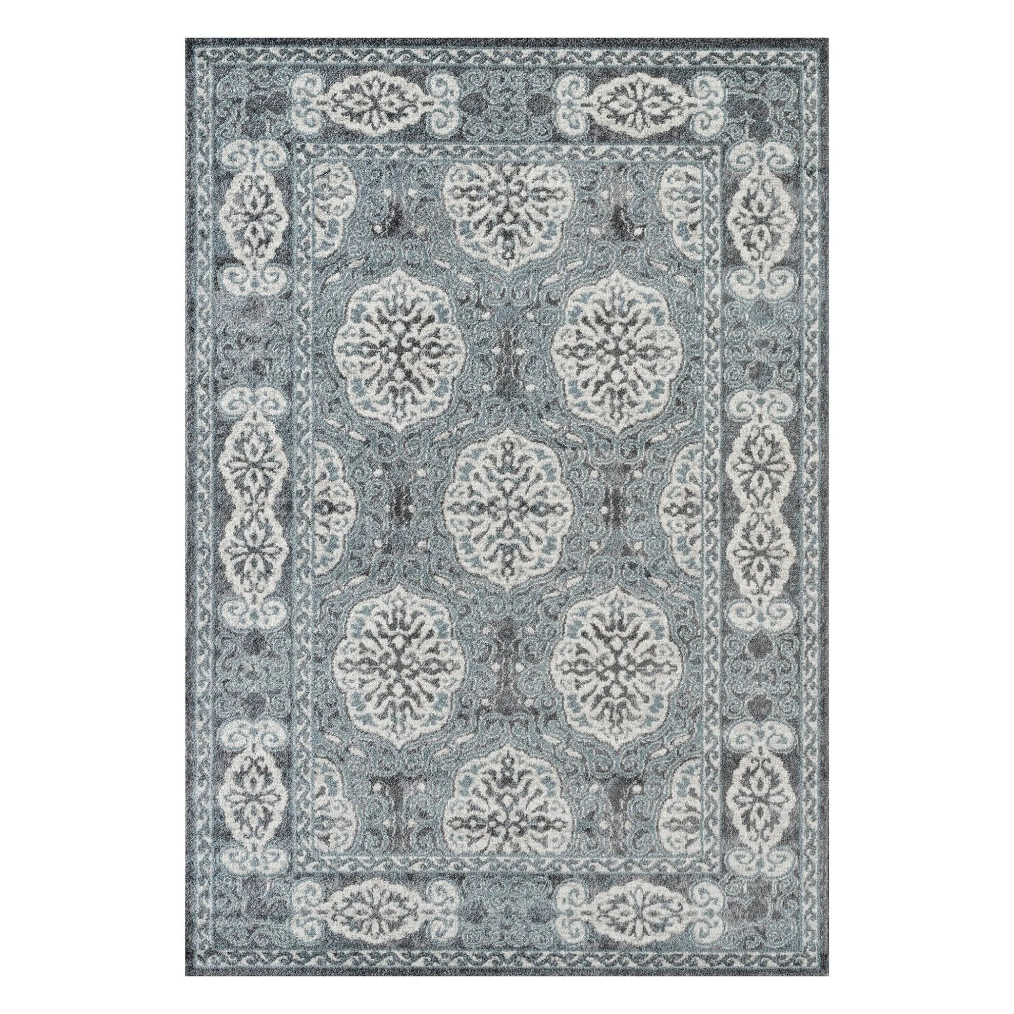 Alexandria ALX-10 Steel Blue Rug - Baconco