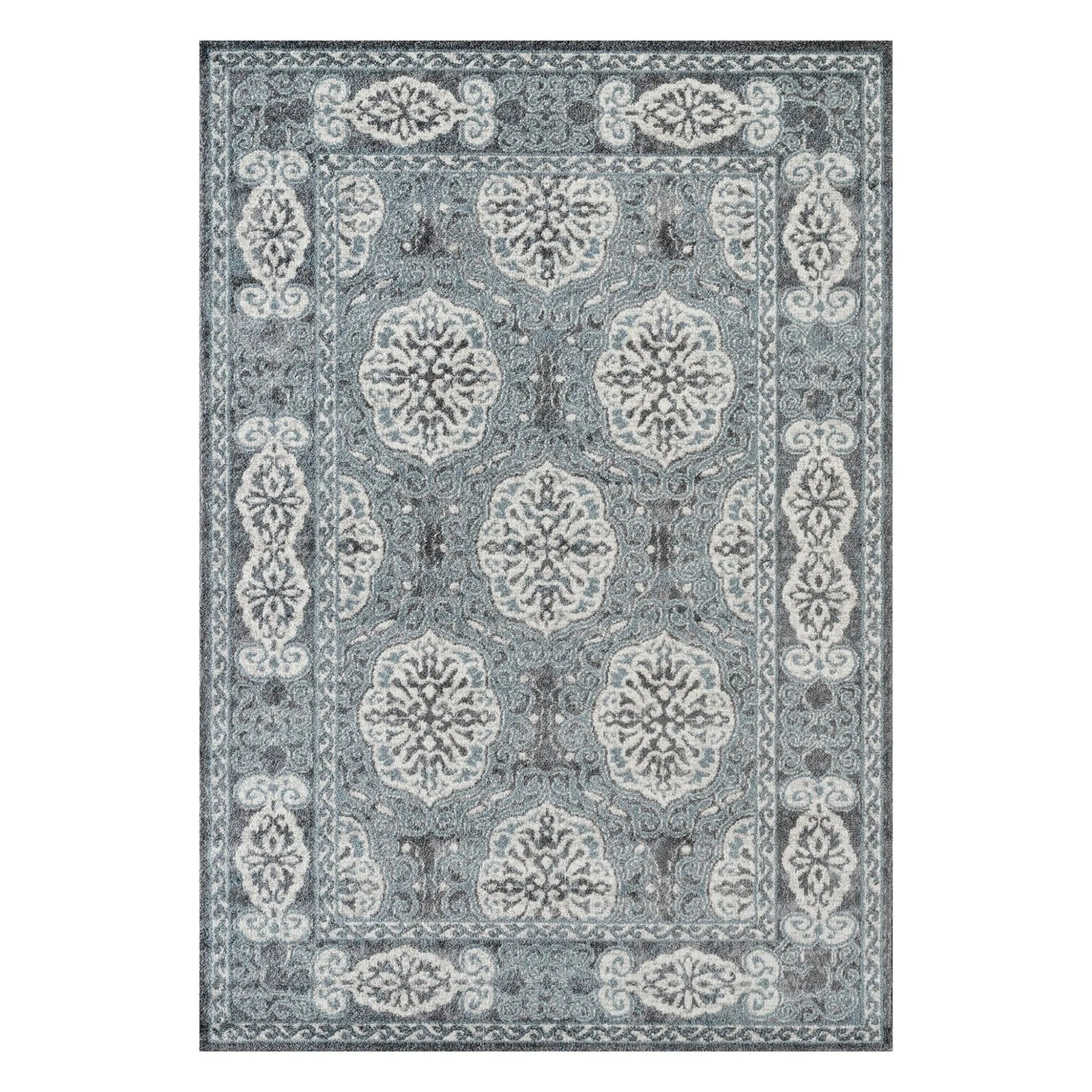 Alexandria ALX-10 Steel Blue Rug - Baconco