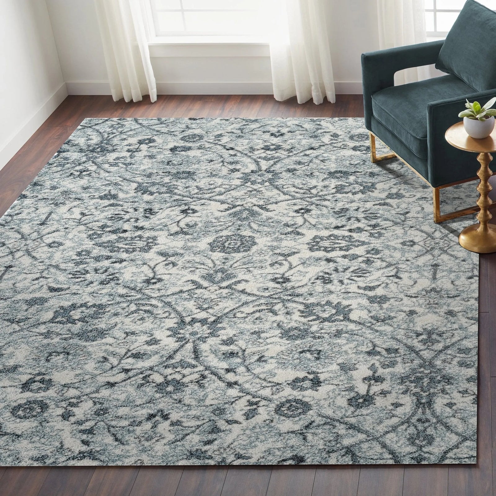 Alexandria ALX-24 Light Blue Rug - Baconco